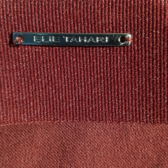 NWOT Elie Tahari Jessalyn Bi-Stretch Pants Burgundy - Picture 10 of 10